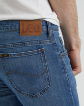 Spodnie Jeansowe Męskie Lee Rider Moody Blue Used L701KND13 112338471